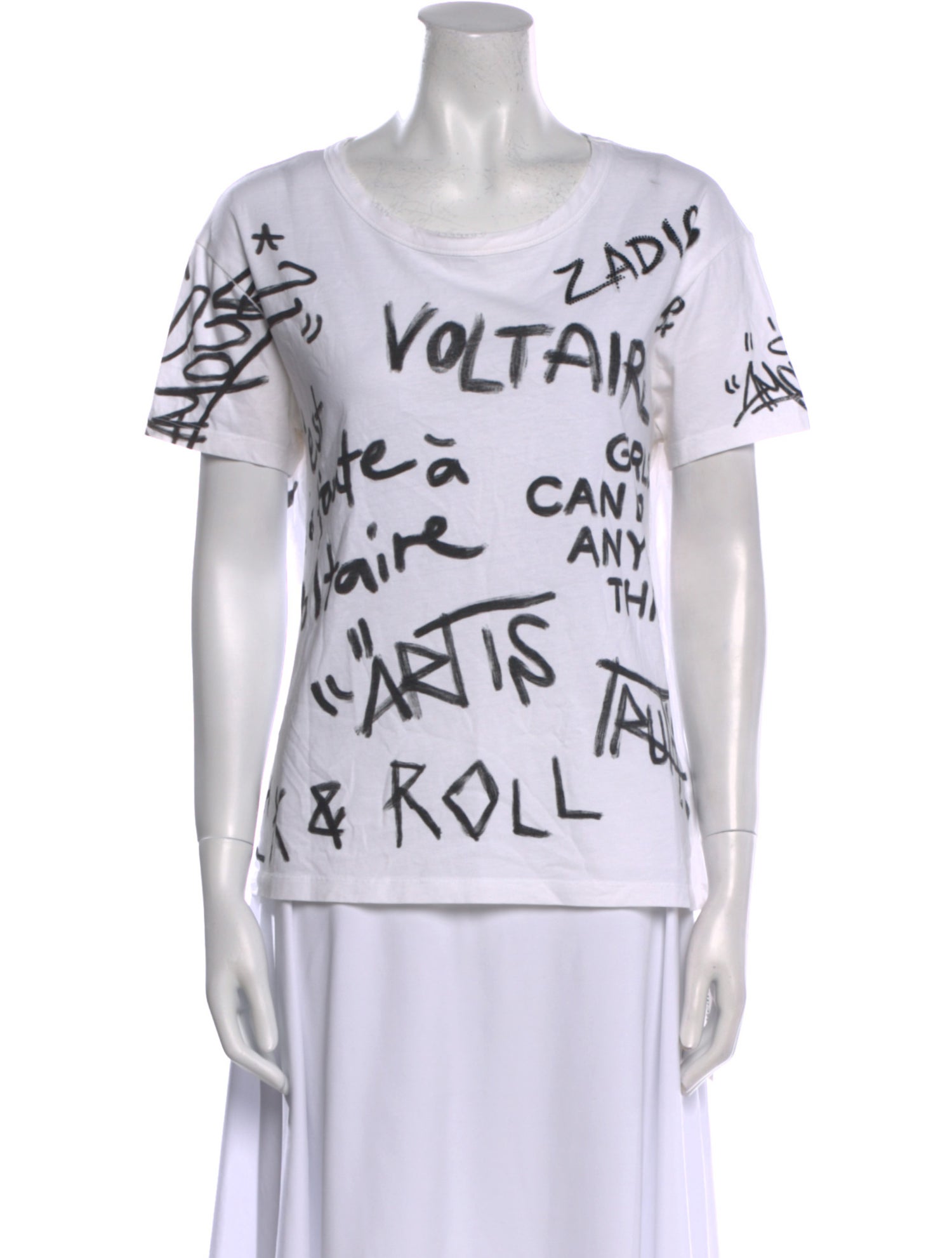 Zadig & Voltaire Graphic Print Crew Neck T-Shirt