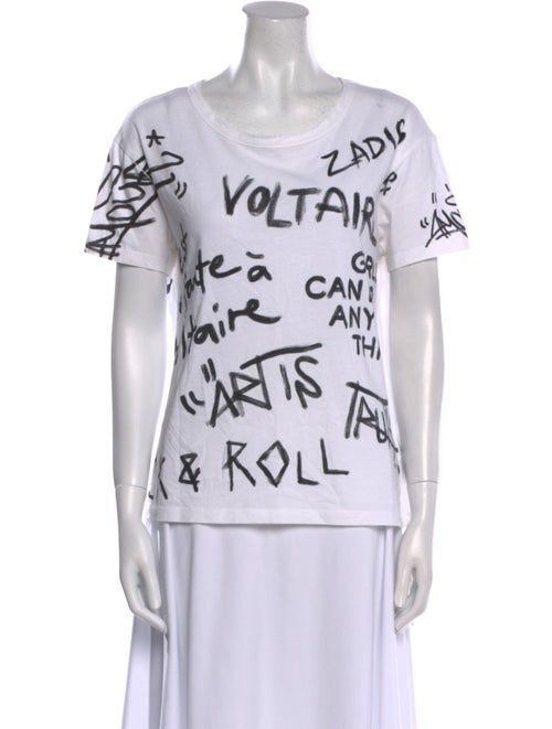 Zadig & Voltaire Graphic Print Crew Neck T-Shirt