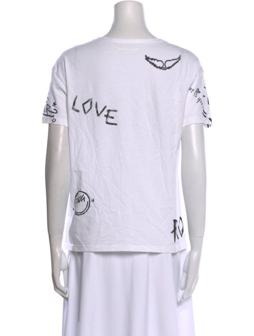 Zadig & Voltaire Graphic Print Crew Neck T-Shirt