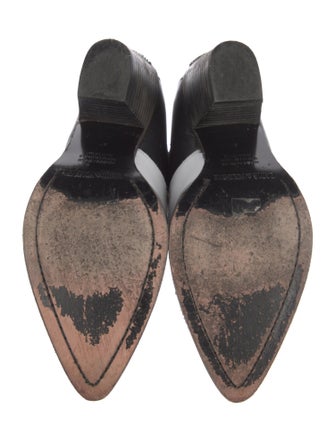 Zadig & Voltaire Leather Colorblock Pattern Boots