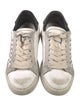 Zadig & Voltaire Leather Colorblock Pattern Sneakers