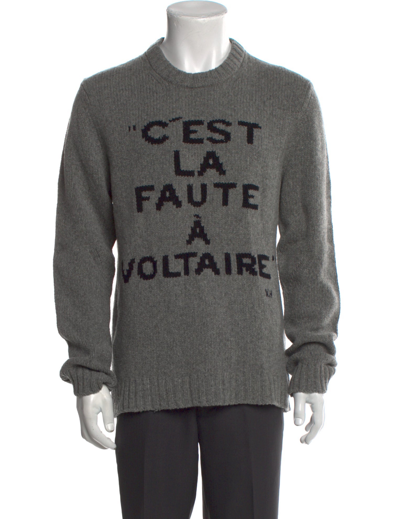 Zadig & Voltaire Merino Wool Graphic Print Pullover