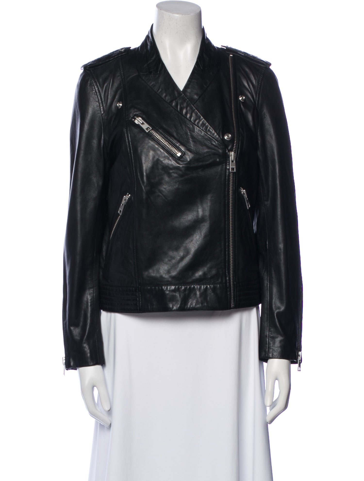 Zadig & Voltaire Leather Biker Jacket
