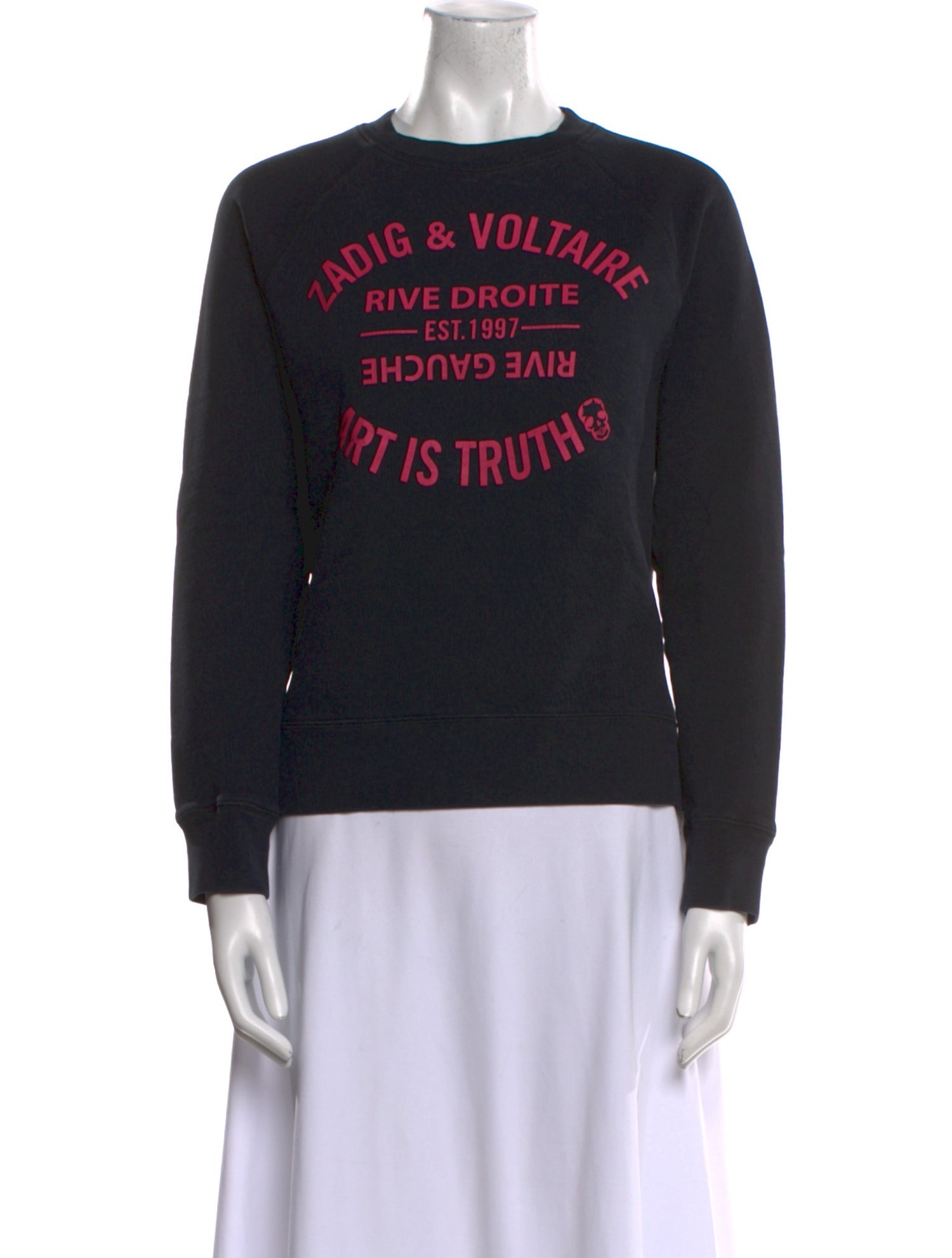 Zadig & Voltaire Graphic Print Crew Neck Sweatshirt