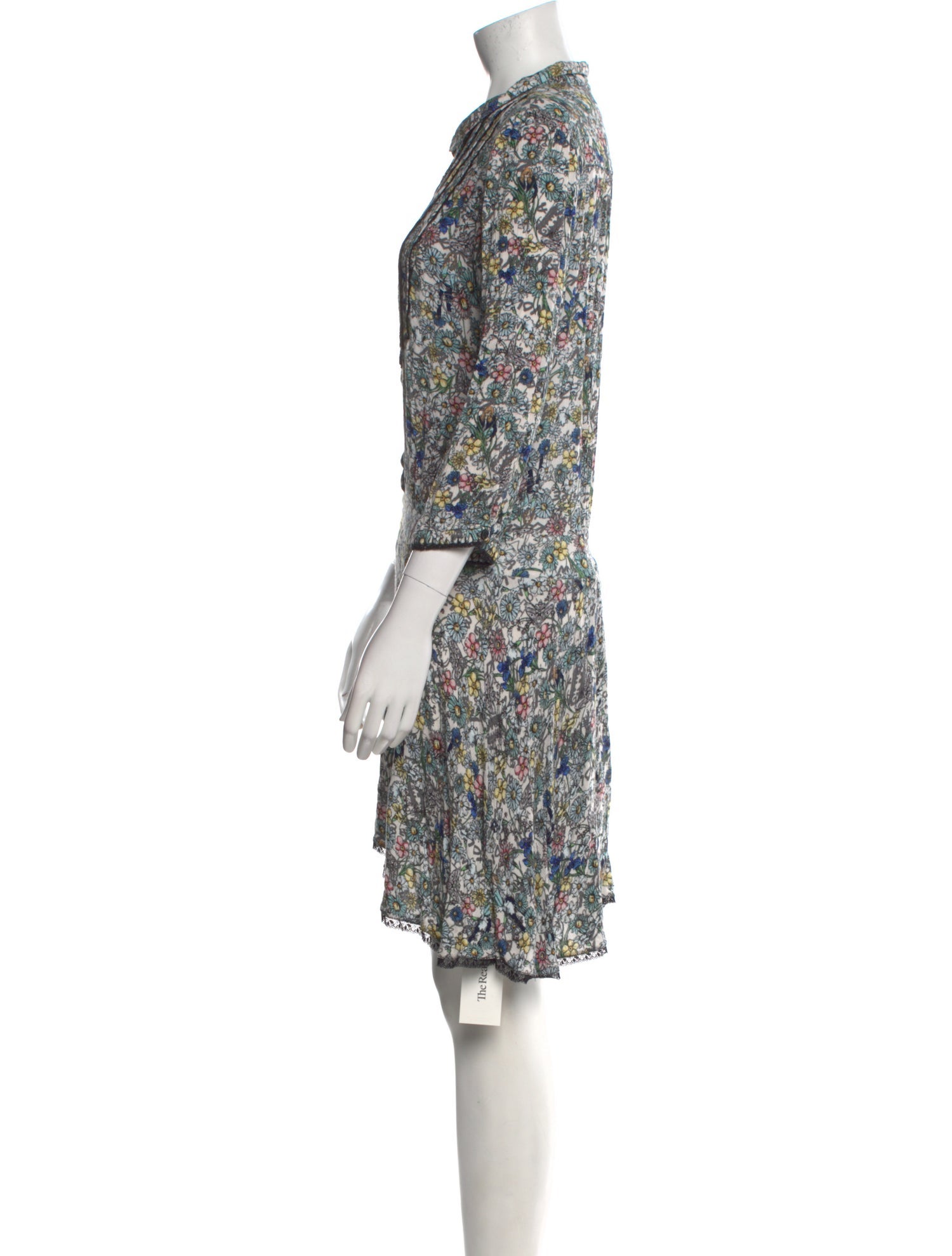 Zadig & Voltaire Floral Print Mini Dress