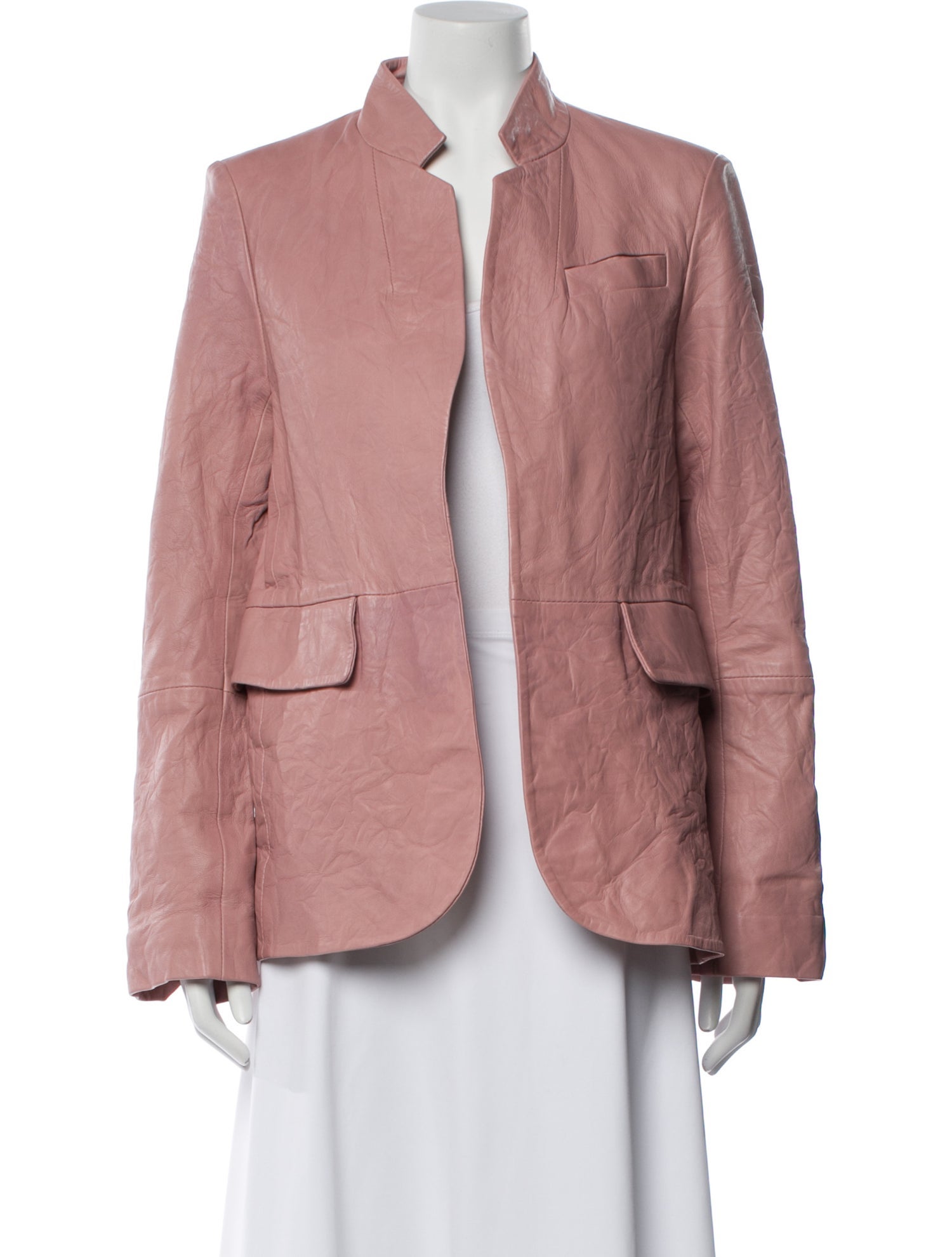 Zadig & Voltaire Lamb Leather Blazer
