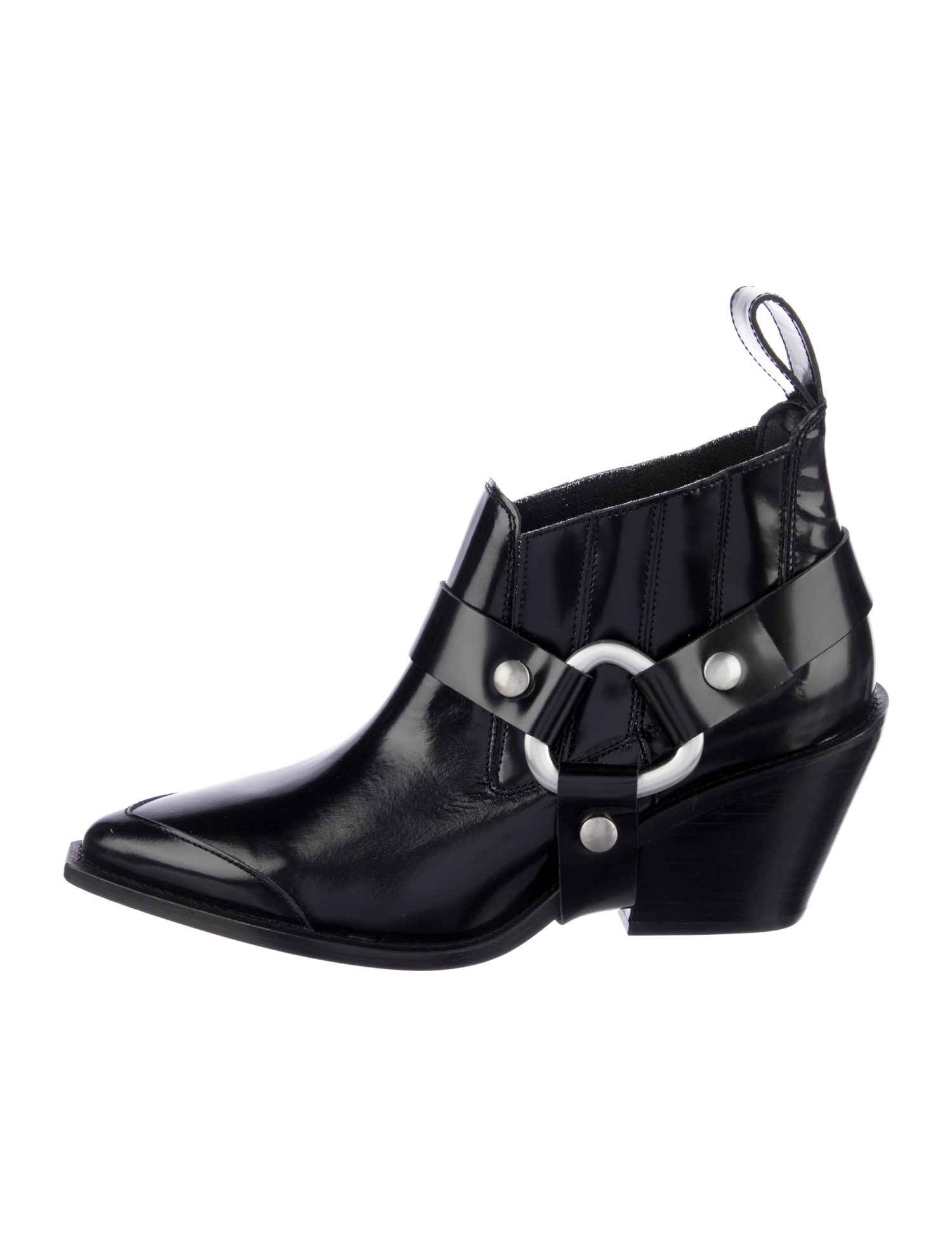 Zadig & Voltaire Patent Leather Western Boots