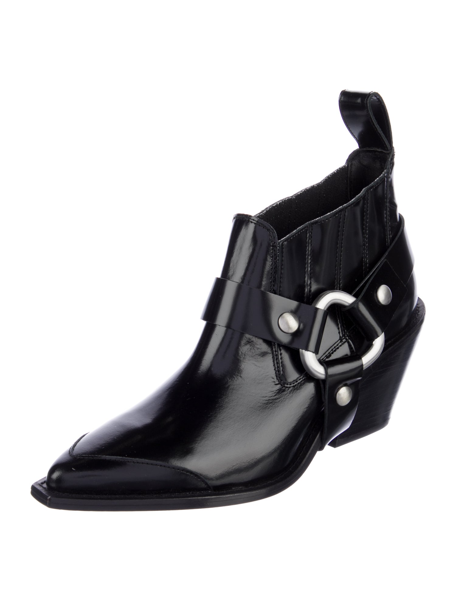 Zadig & Voltaire Patent Leather Western Boots