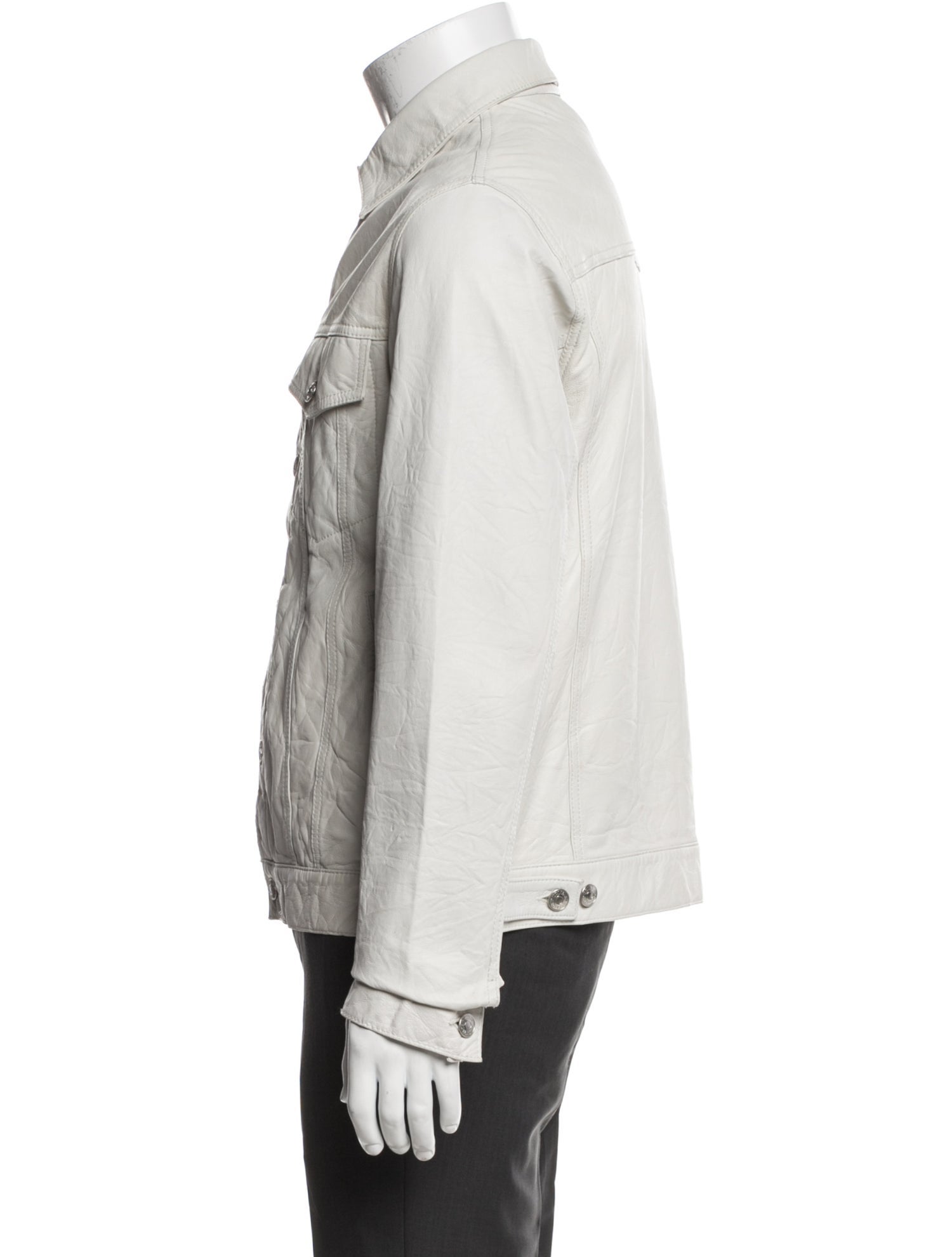 Zadig & Voltaire Leather Trucker Jacket