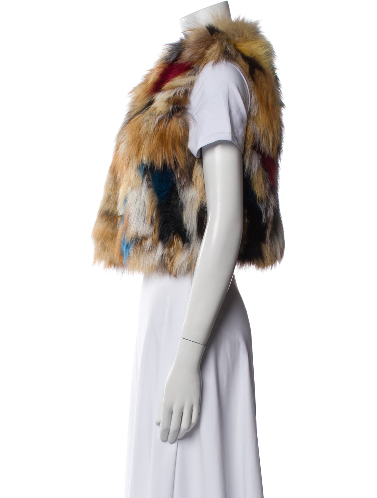 Zadig & Voltaire Fox Printed Fur Jacket