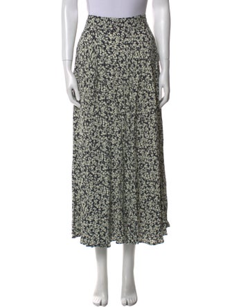 Zadig & Voltaire Floral Print Midi Length Skirt