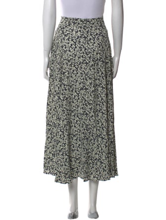 Zadig & Voltaire Floral Print Midi Length Skirt
