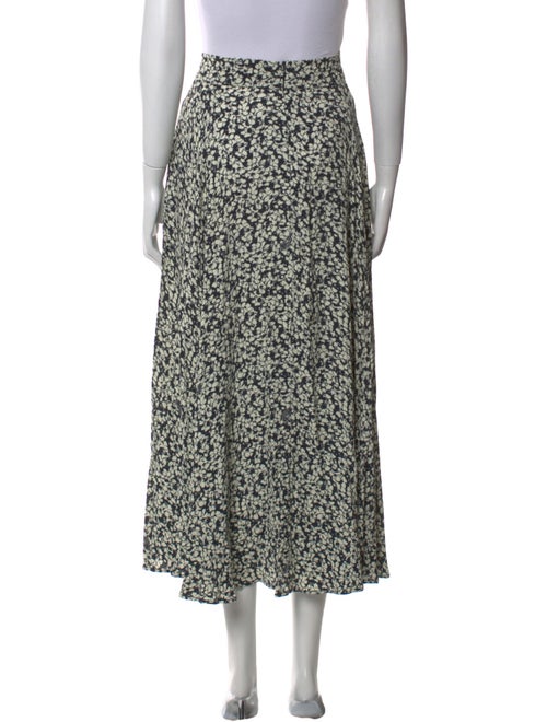 Zadig & Voltaire Floral Print Midi Length Skirt