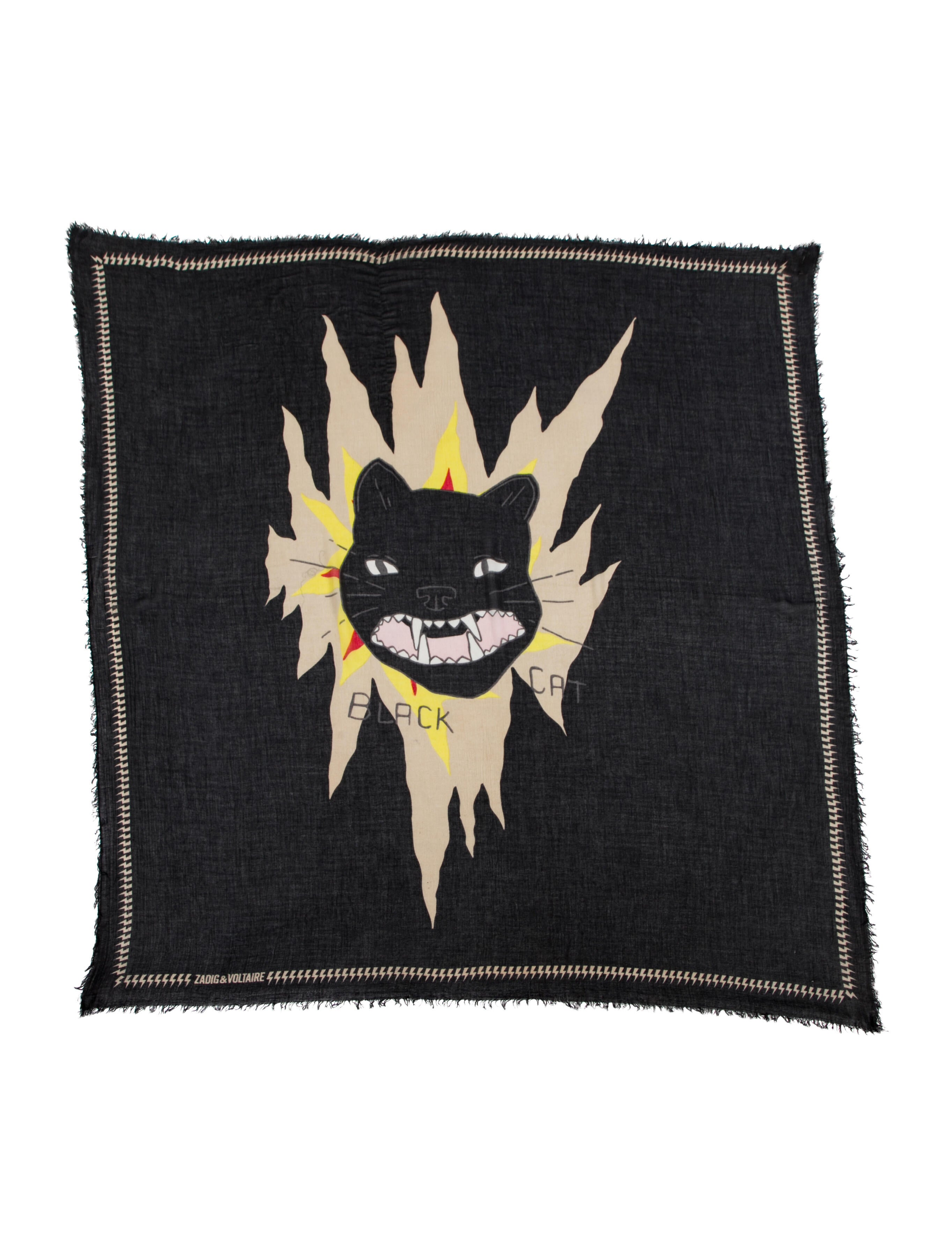 Zadig & Voltaire Graphic Print Shawl