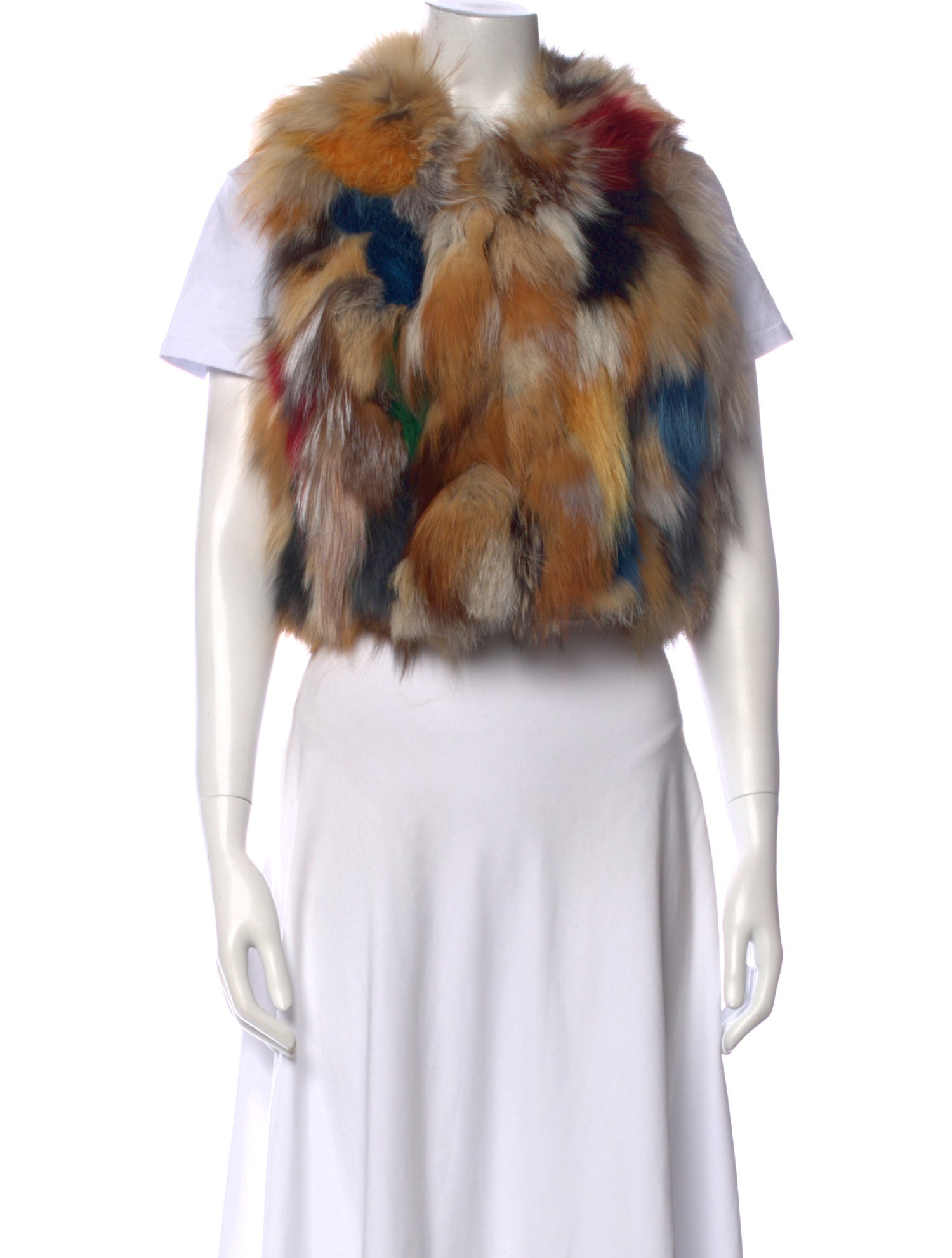 Zadig & Voltaire Fox Tie-Dye Print Crop Top