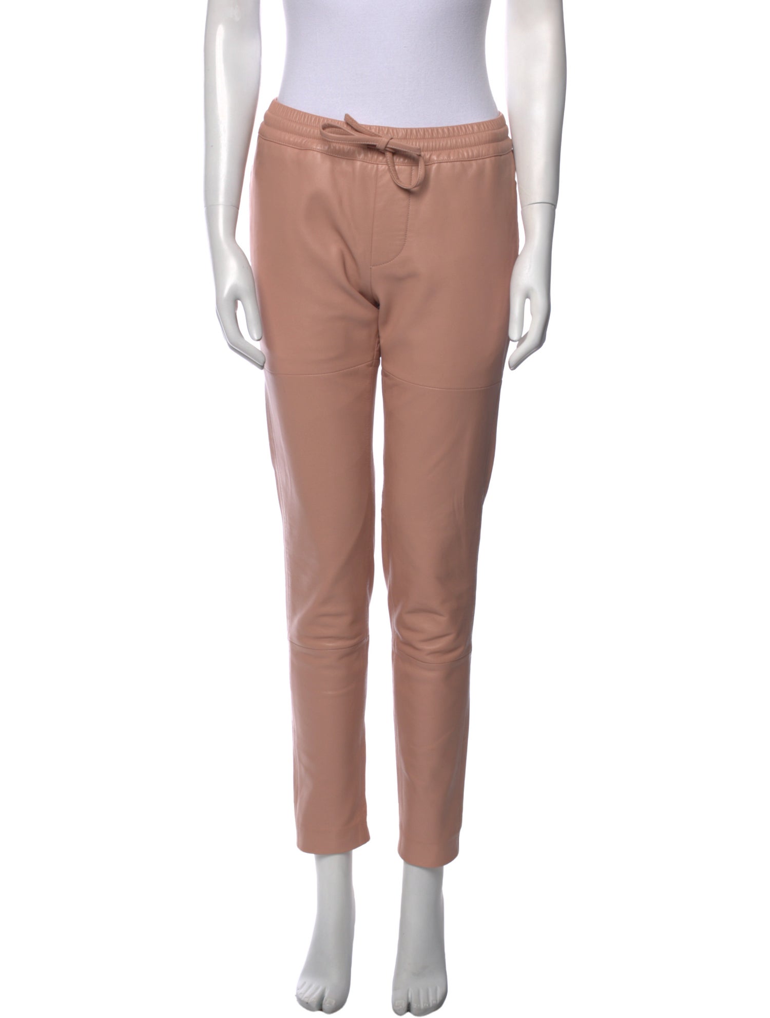 Zadig & Voltaire Lamb Leather Skinny Leg Pants