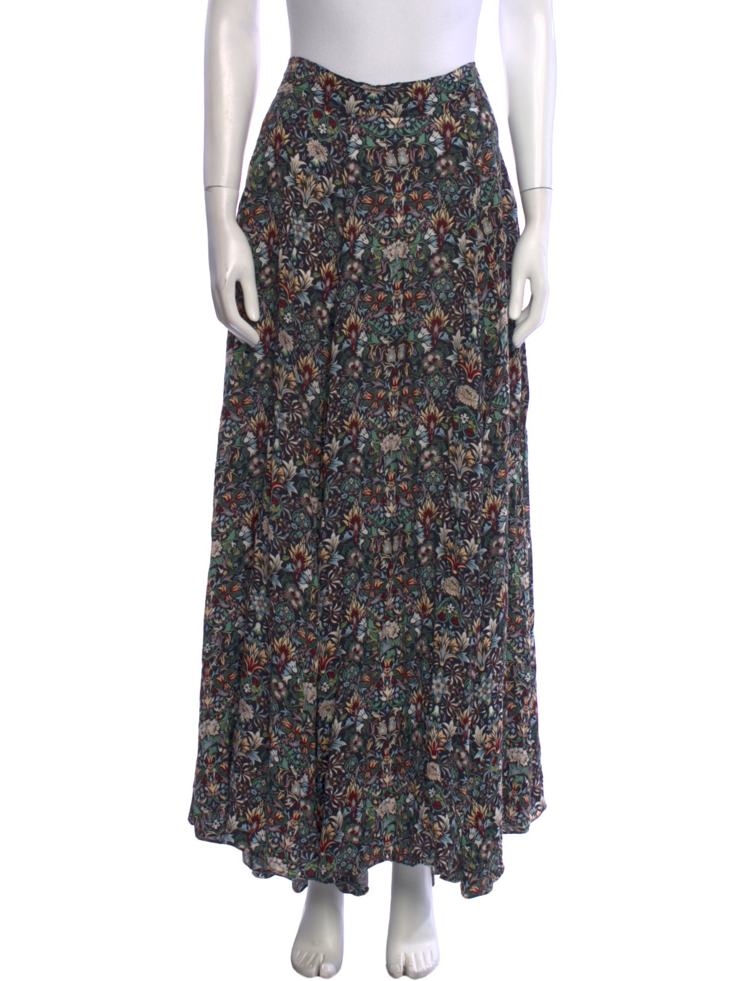 Zadig & Voltaire Floral Print Midi Length Skirt