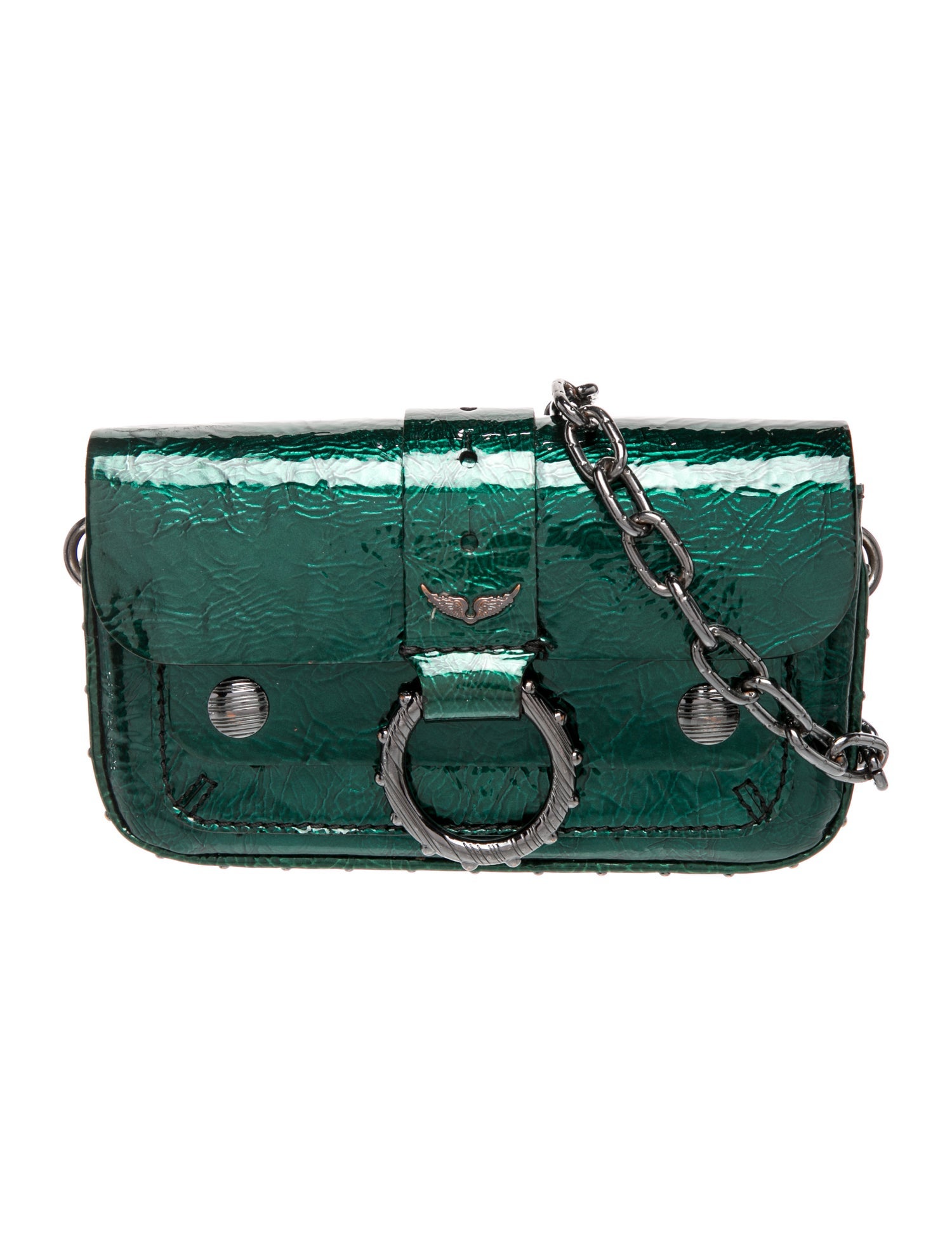 Zadig & Voltaire Patent Leather Shoulder Bag
