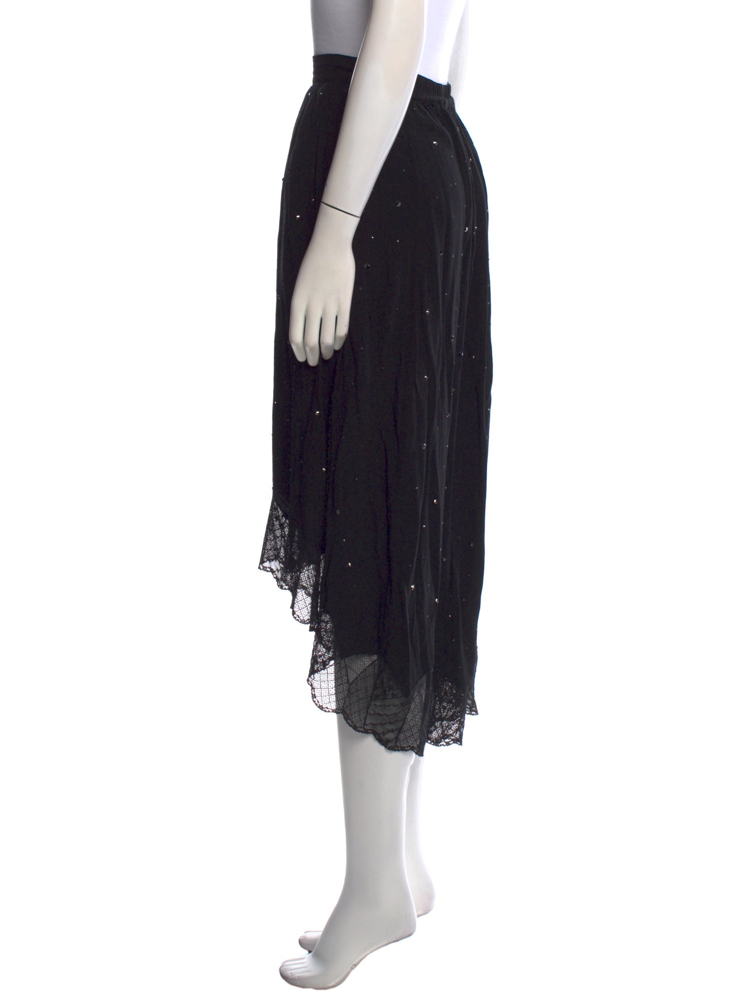 Zadig & Voltaire Silk Midi Length Skirt