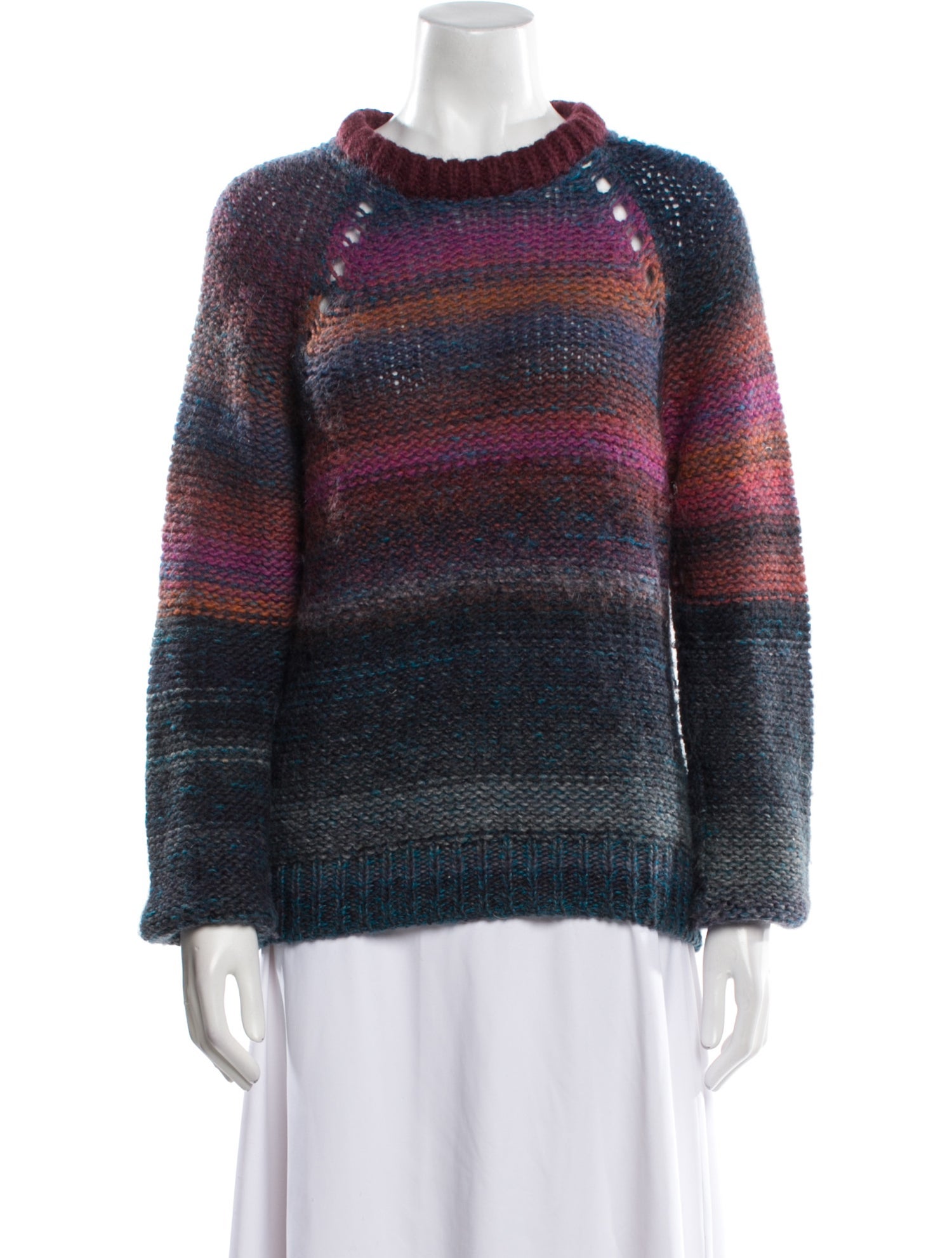 Zadig & Voltaire Striped Mock Neck Sweater