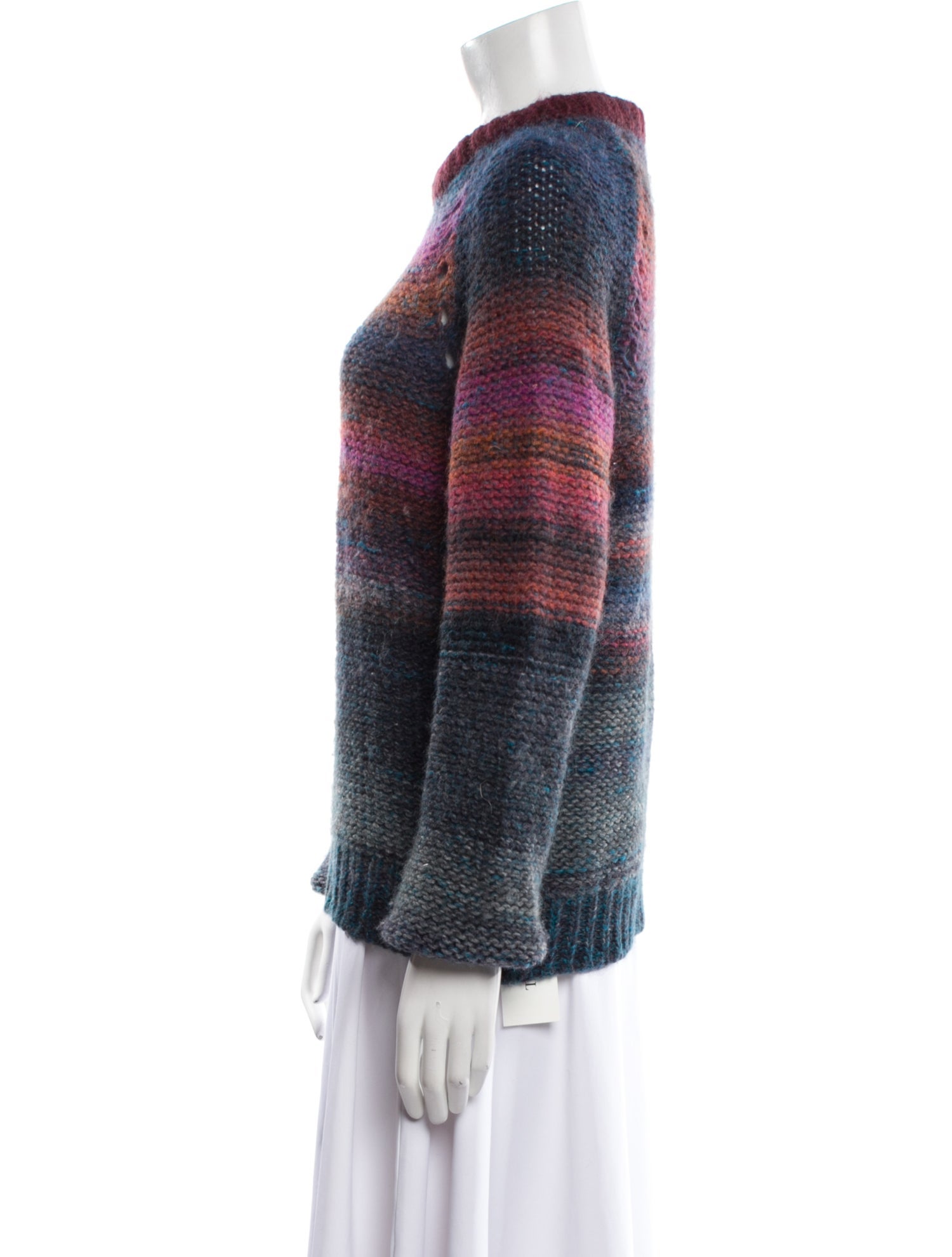 Zadig & Voltaire Striped Mock Neck Sweater