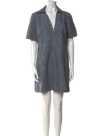 Zadig & Voltaire Suede Mini Dress