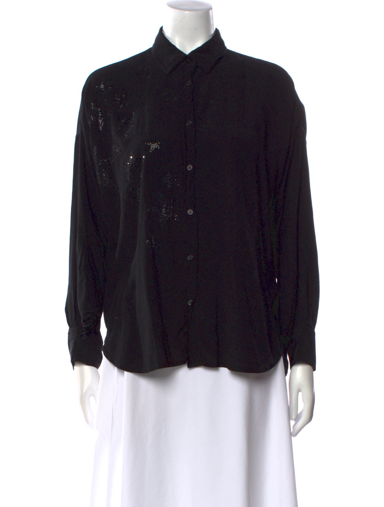 Zadig & Voltaire Long Sleeve Button-Up Top