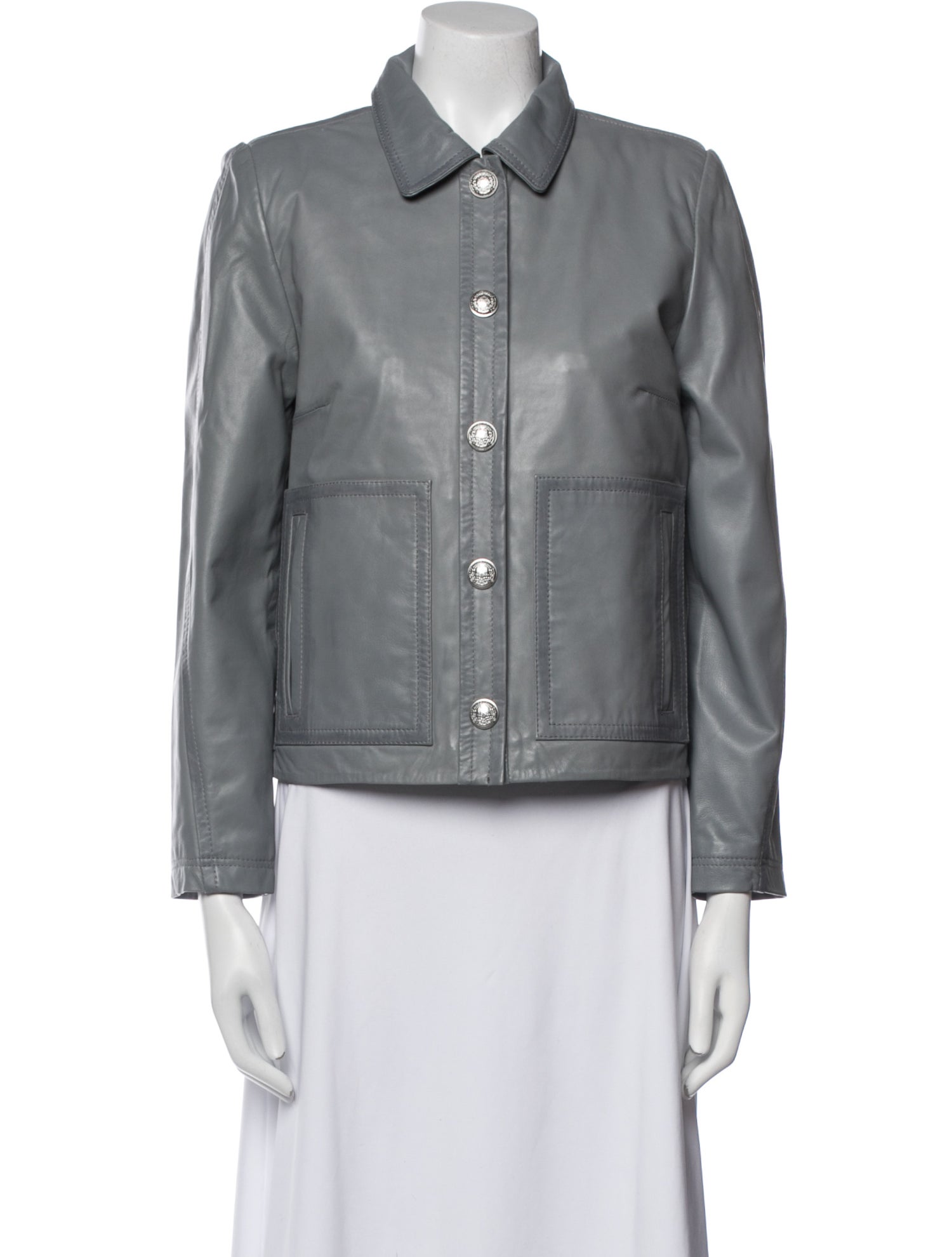 Zadig & Voltaire Leather Utility Jacket