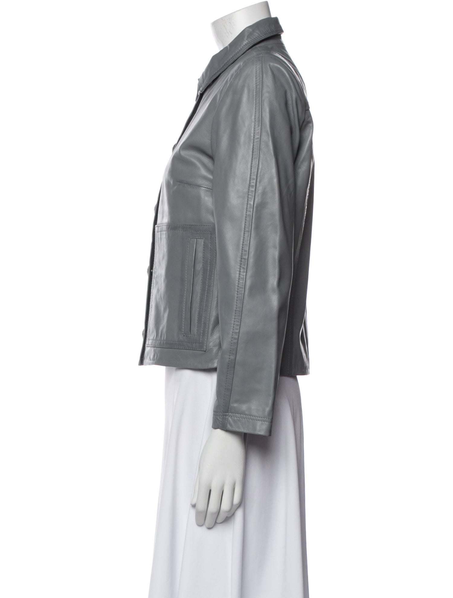 Zadig & Voltaire Leather Utility Jacket