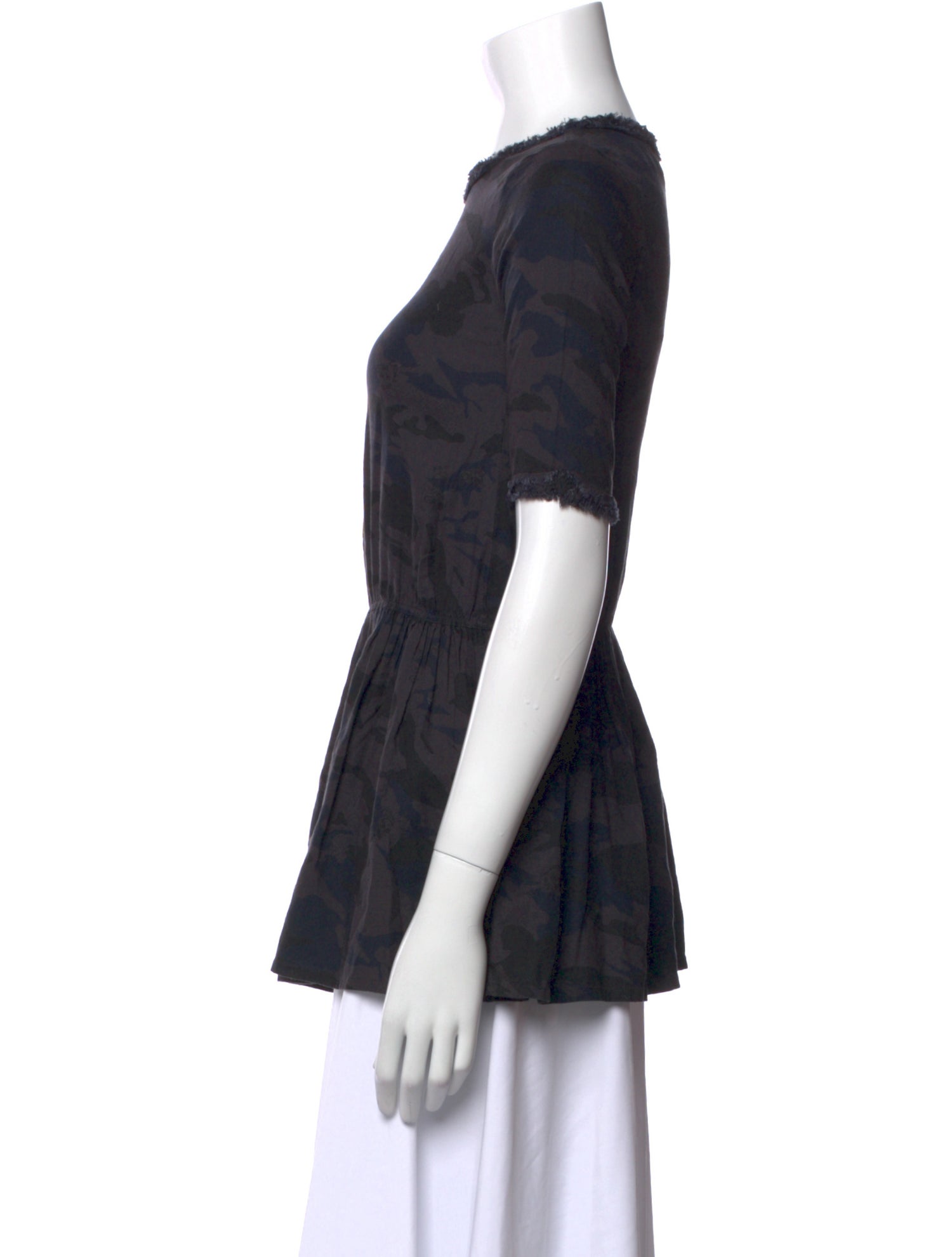 Zadig & Voltaire Printed Bateau Neckline T-Shirt