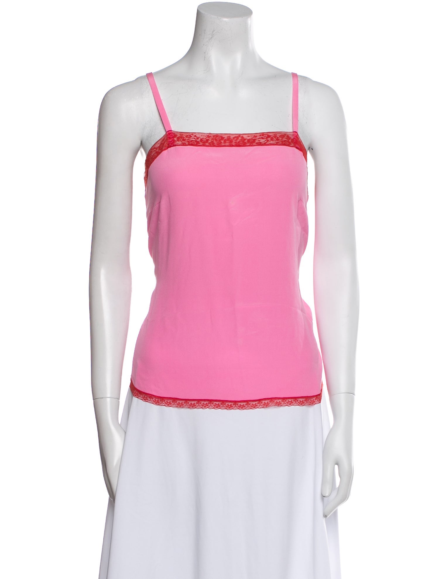 Zadig & Voltaire Silk Square Neckline Top