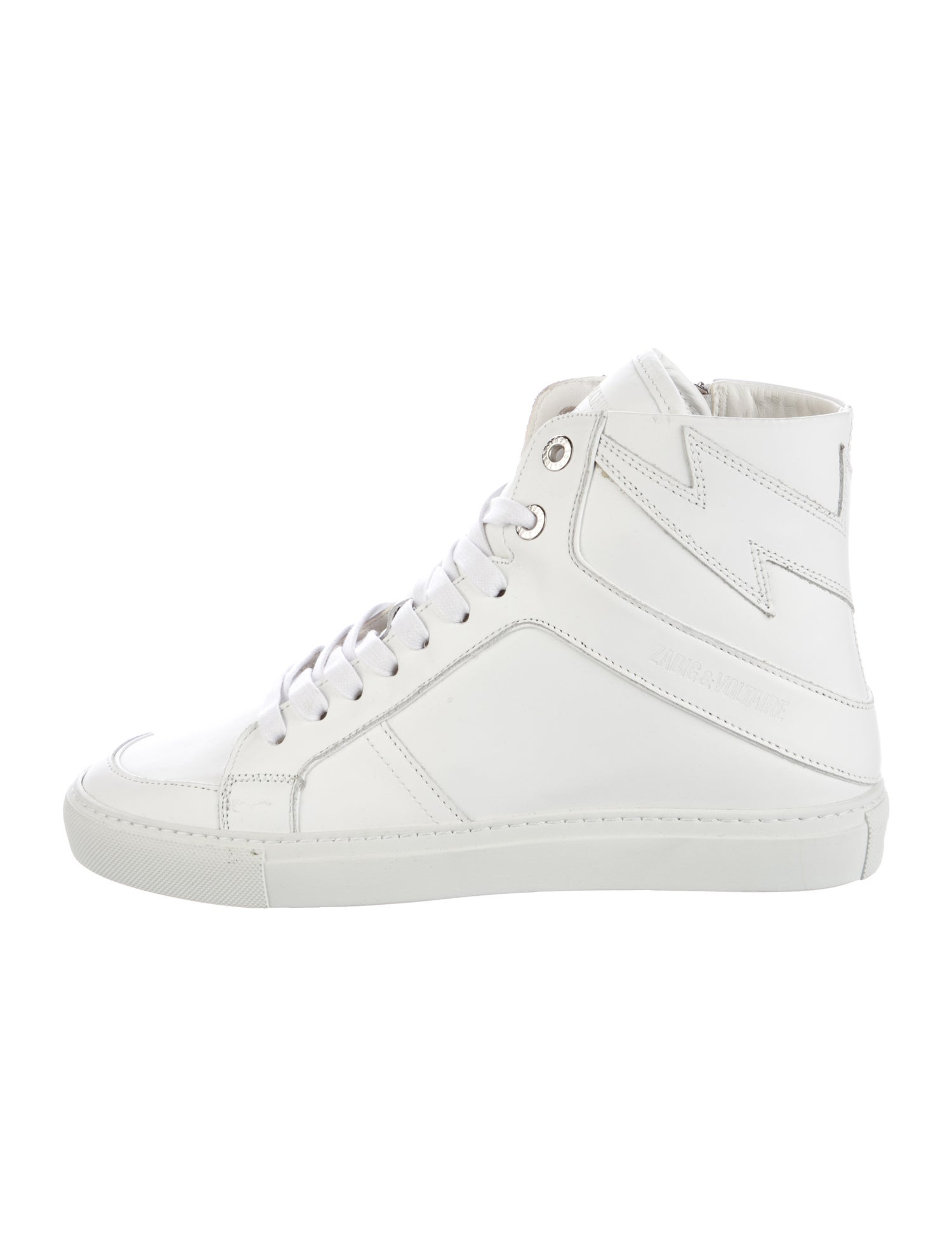 Zadig & Voltaire Leather Wedge Sneakers w/ Tags