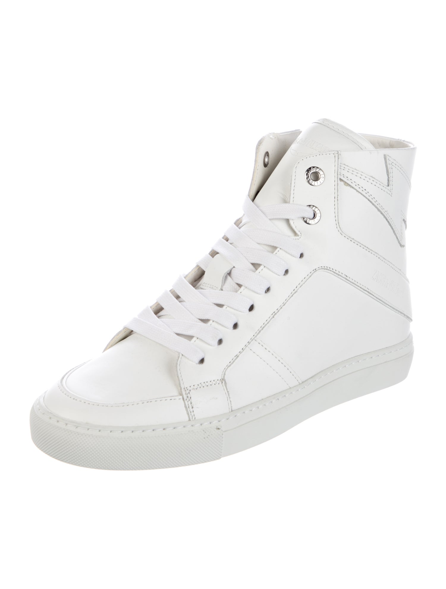 Zadig & Voltaire Leather Wedge Sneakers w/ Tags