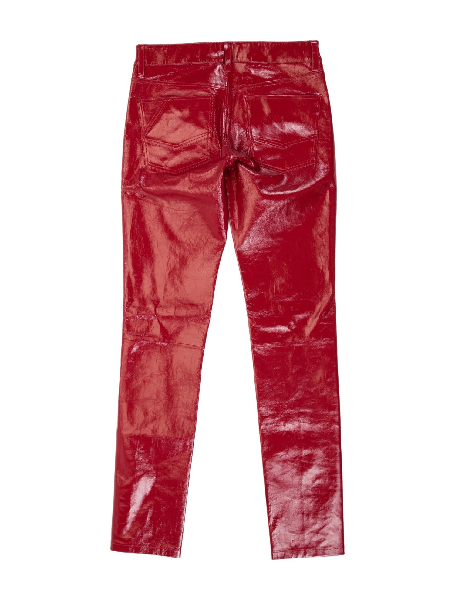 Zadig & Voltaire Lamb Leather Skinny Leg Pants