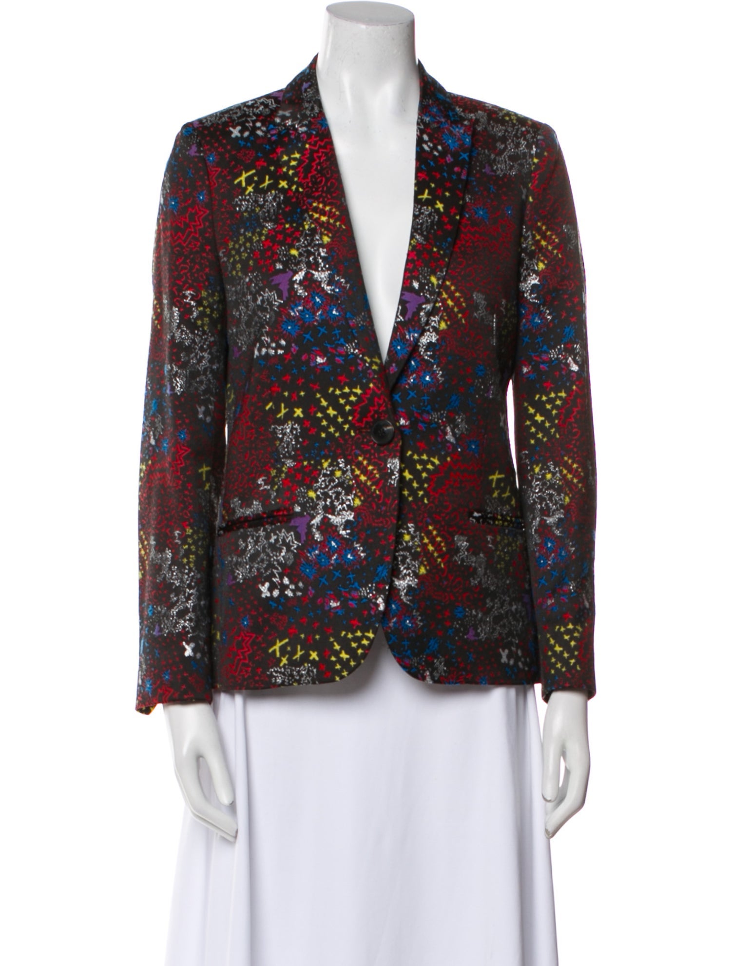 Zadig & Voltaire Floral Print Blazer