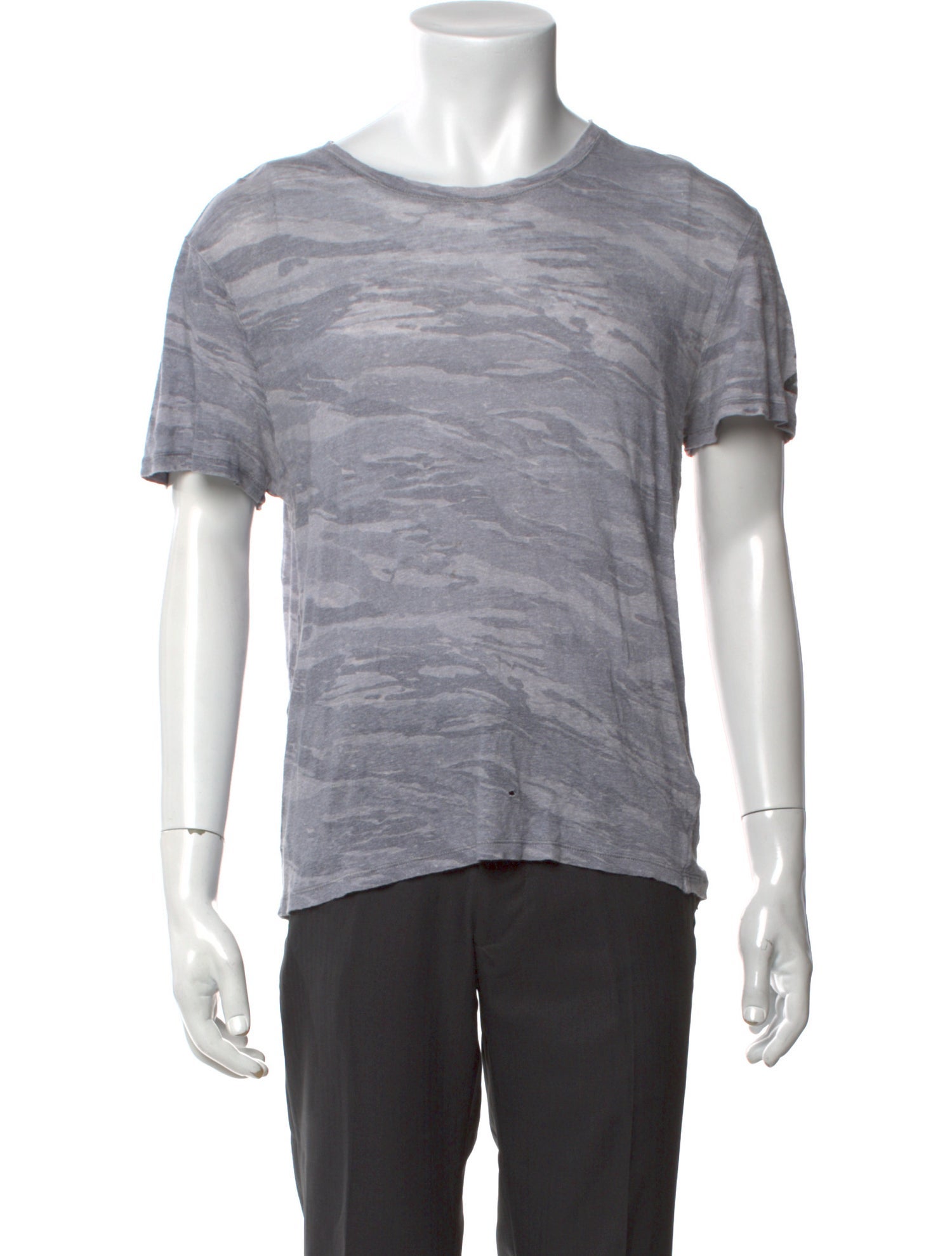 Zadig & Voltaire Linen Crew Neck T-Shirt