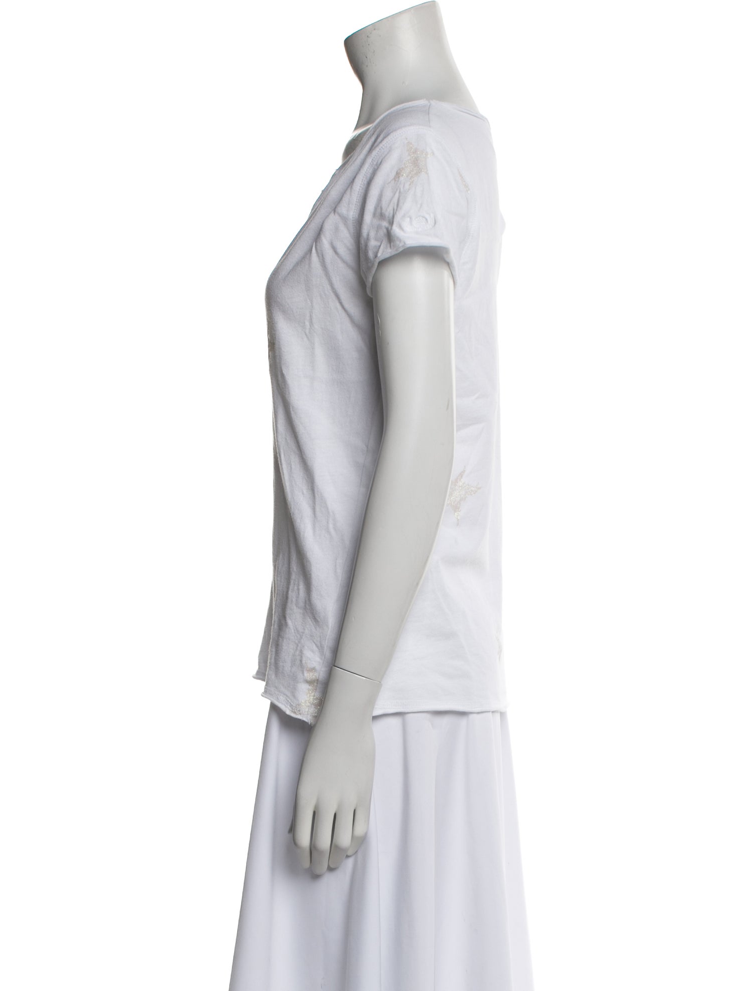 Zadig & Voltaire V-Neck Short Sleeve T-Shirt