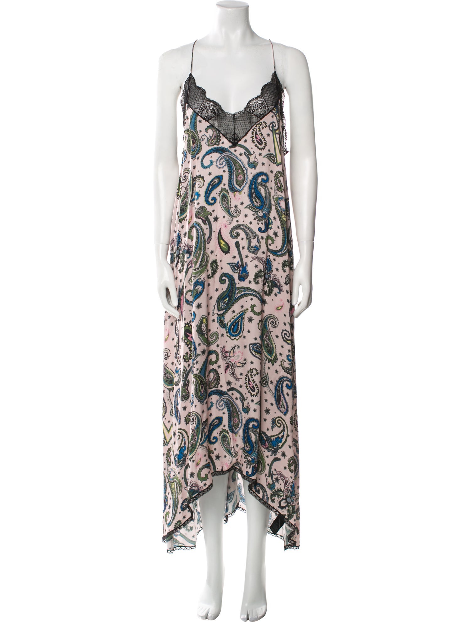 Zadig & Voltaire Paisley Print Long Dress