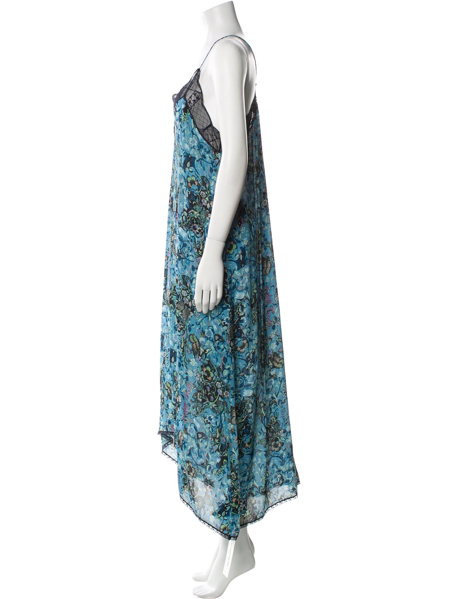 Zadig & Voltaire Floral Print Long Dress