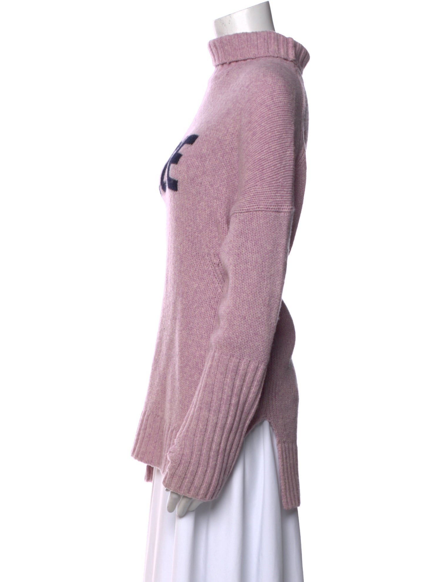 Zadig & Voltaire Graphic Print Turtleneck Sweater