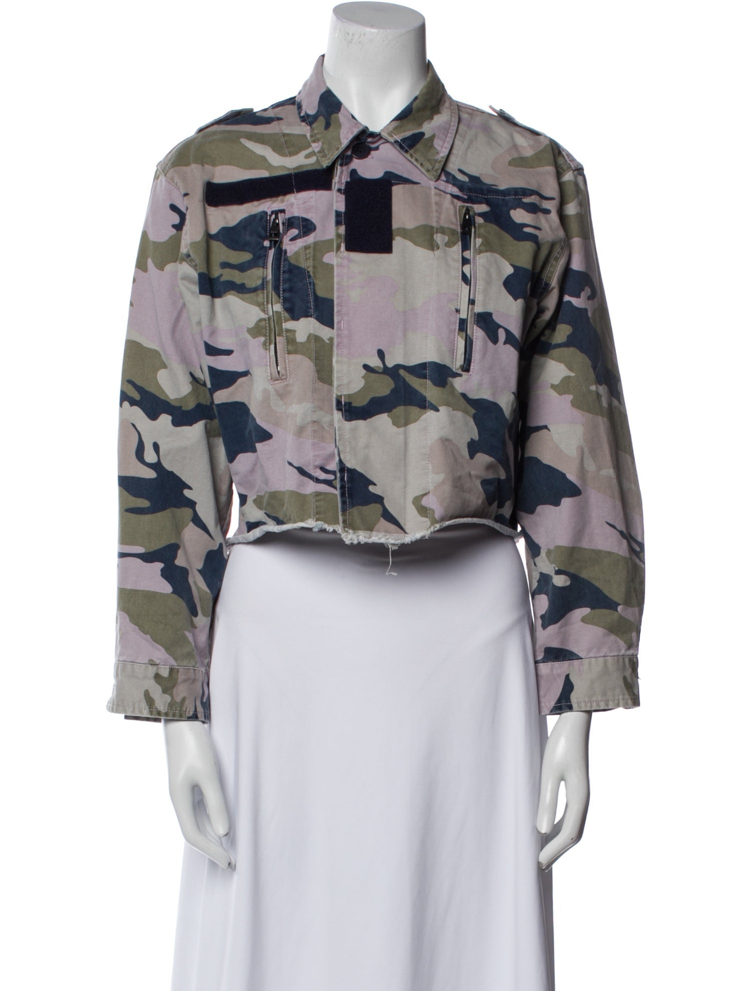 Zadig & Voltaire Floral Print Denim Jacket