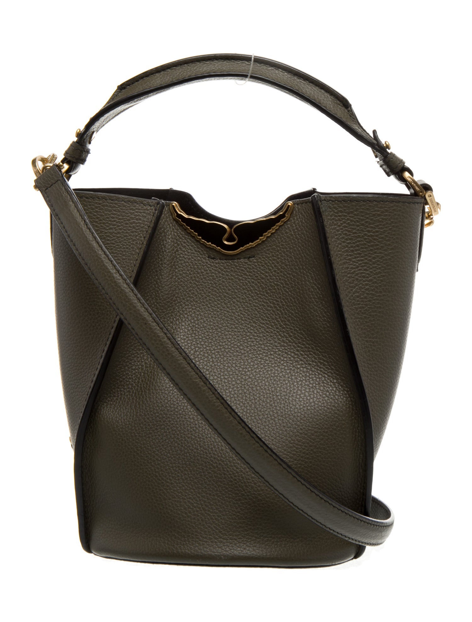 Zadig & Voltaire Leather Bucket Bag
