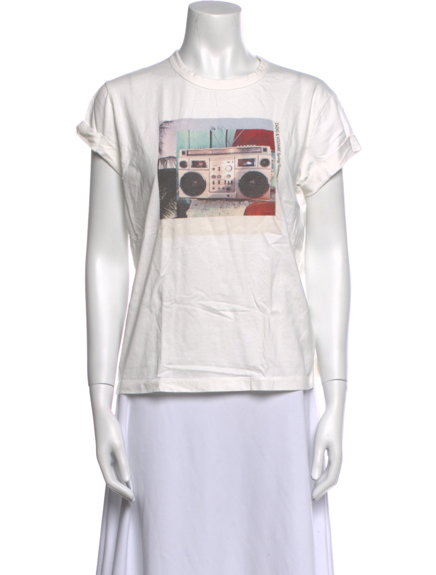 Zadig & Voltaire Graphic Print Crew Neck T-Shirt
