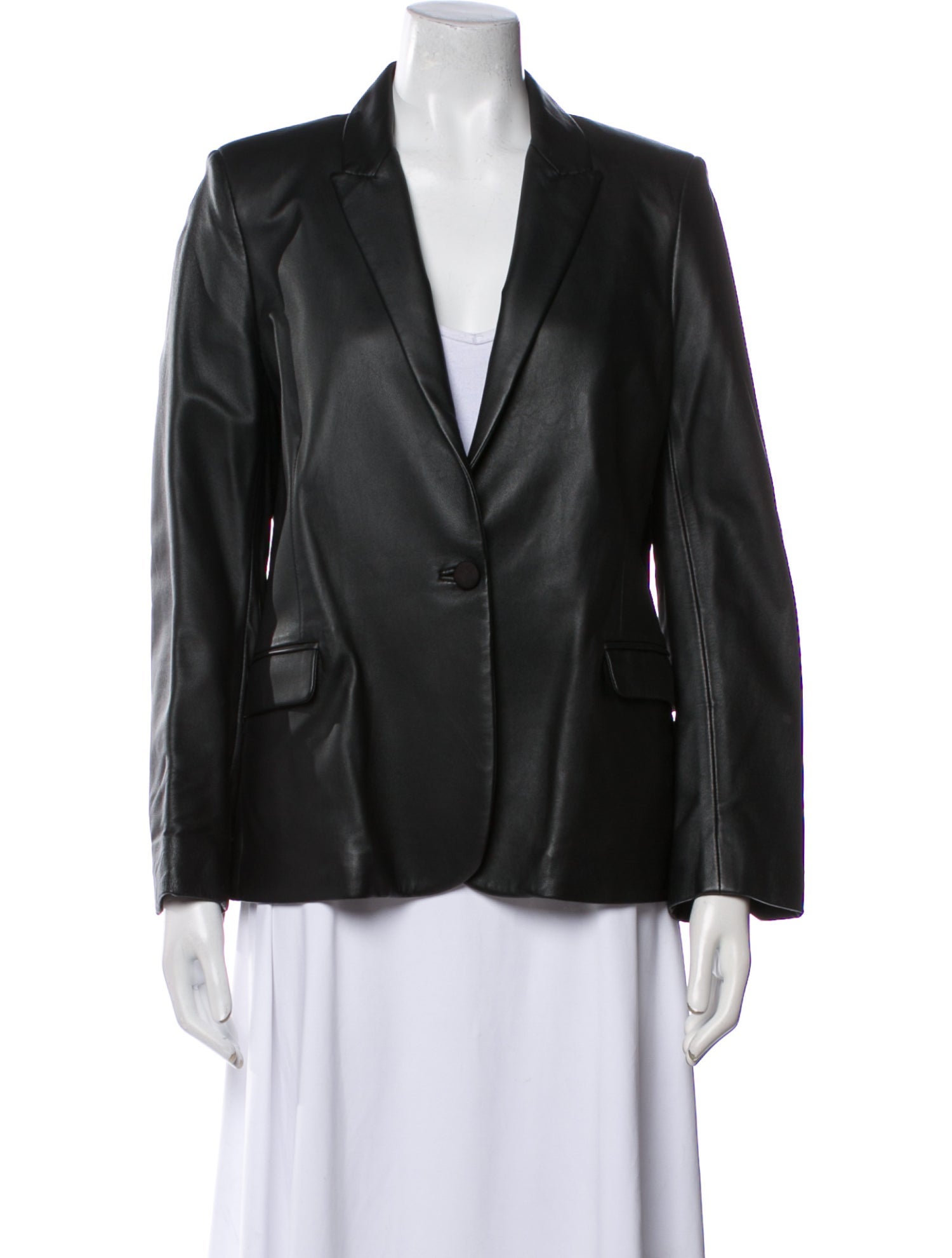 Zadig & Voltaire Lamb Leather Blazer