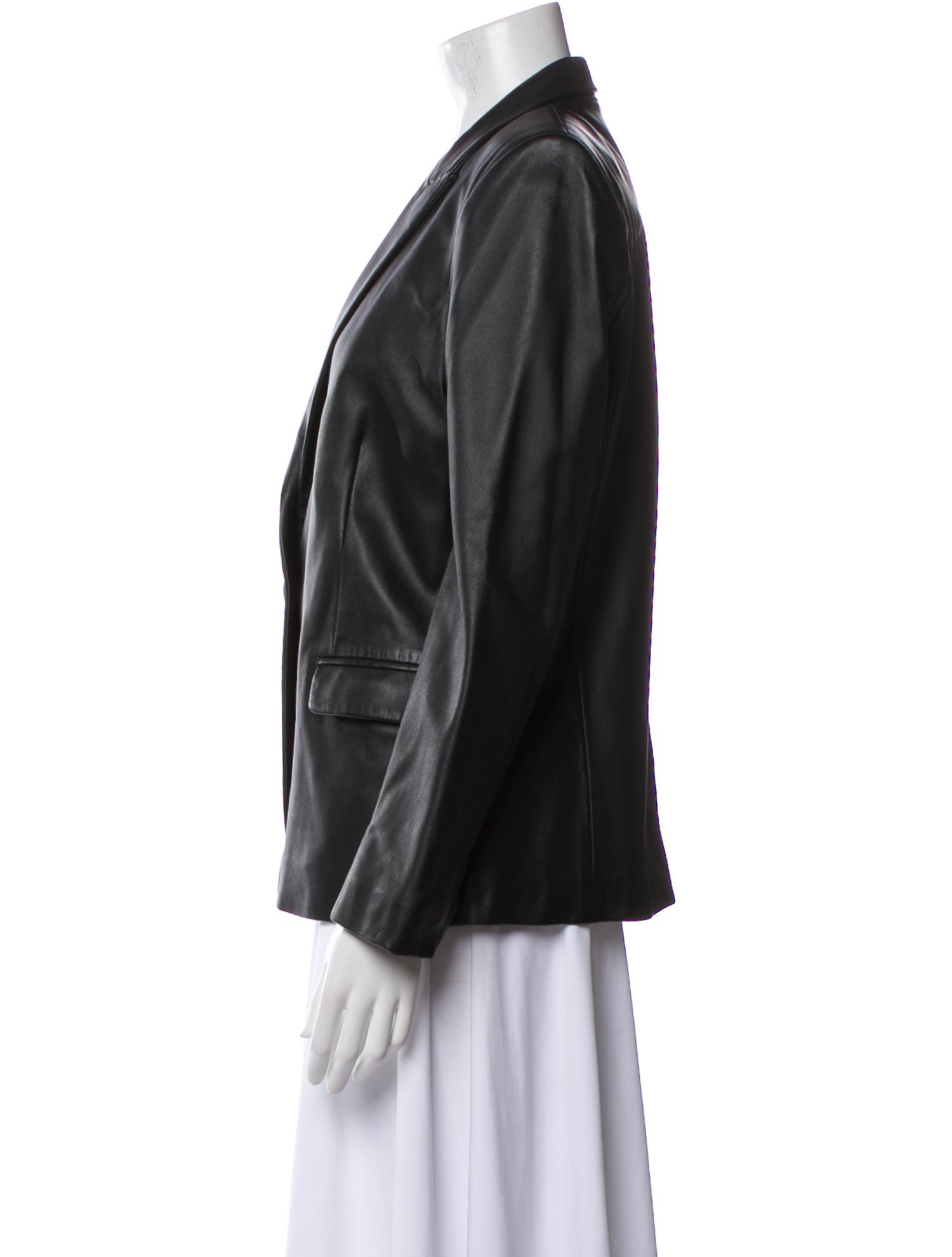 Zadig & Voltaire Lamb Leather Blazer