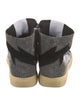 Zadig & Voltaire Suede Colorblock Pattern Sneakers