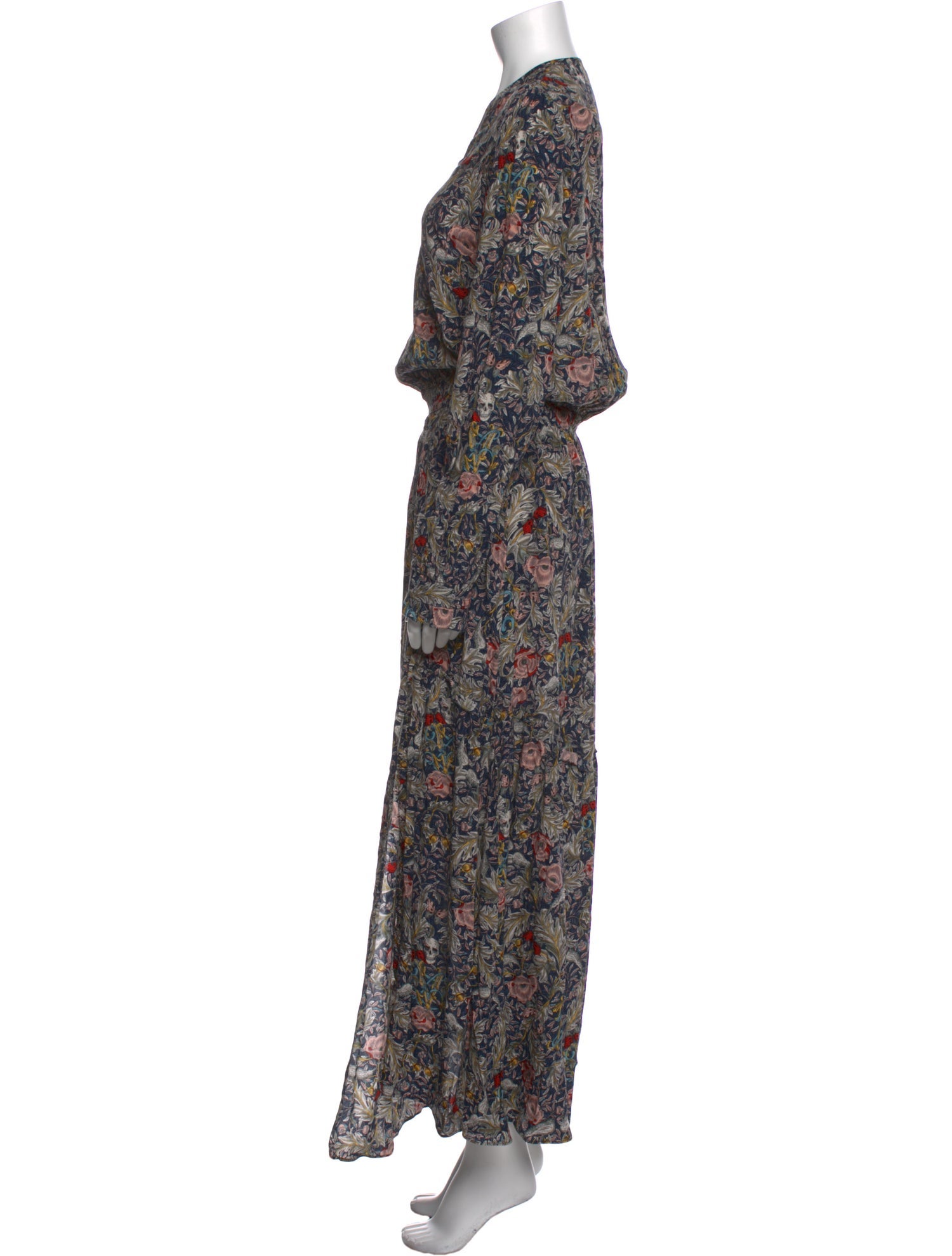Zadig & Voltaire Floral Print Long Dress