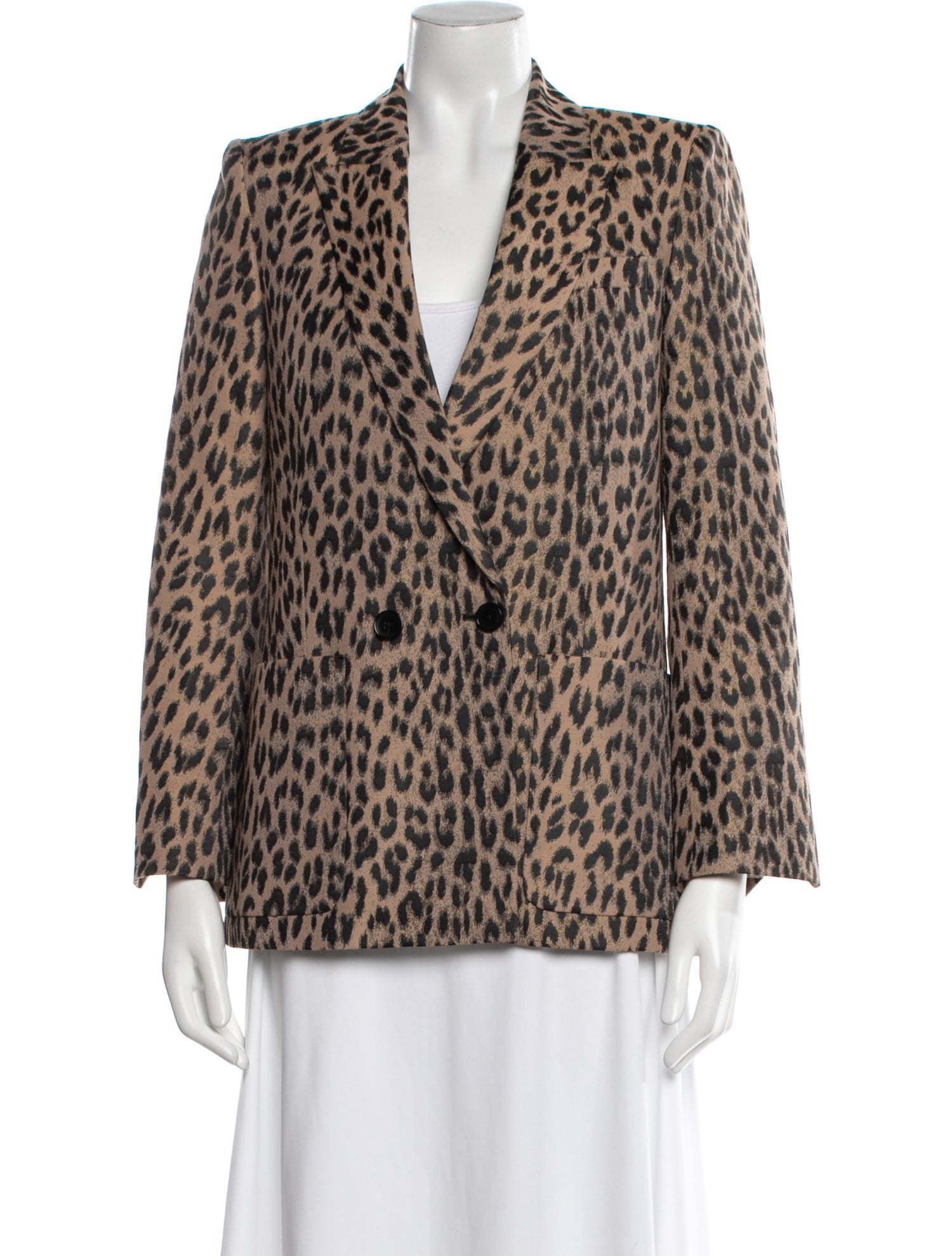 Zadig & Voltaire Animal Print Blazer