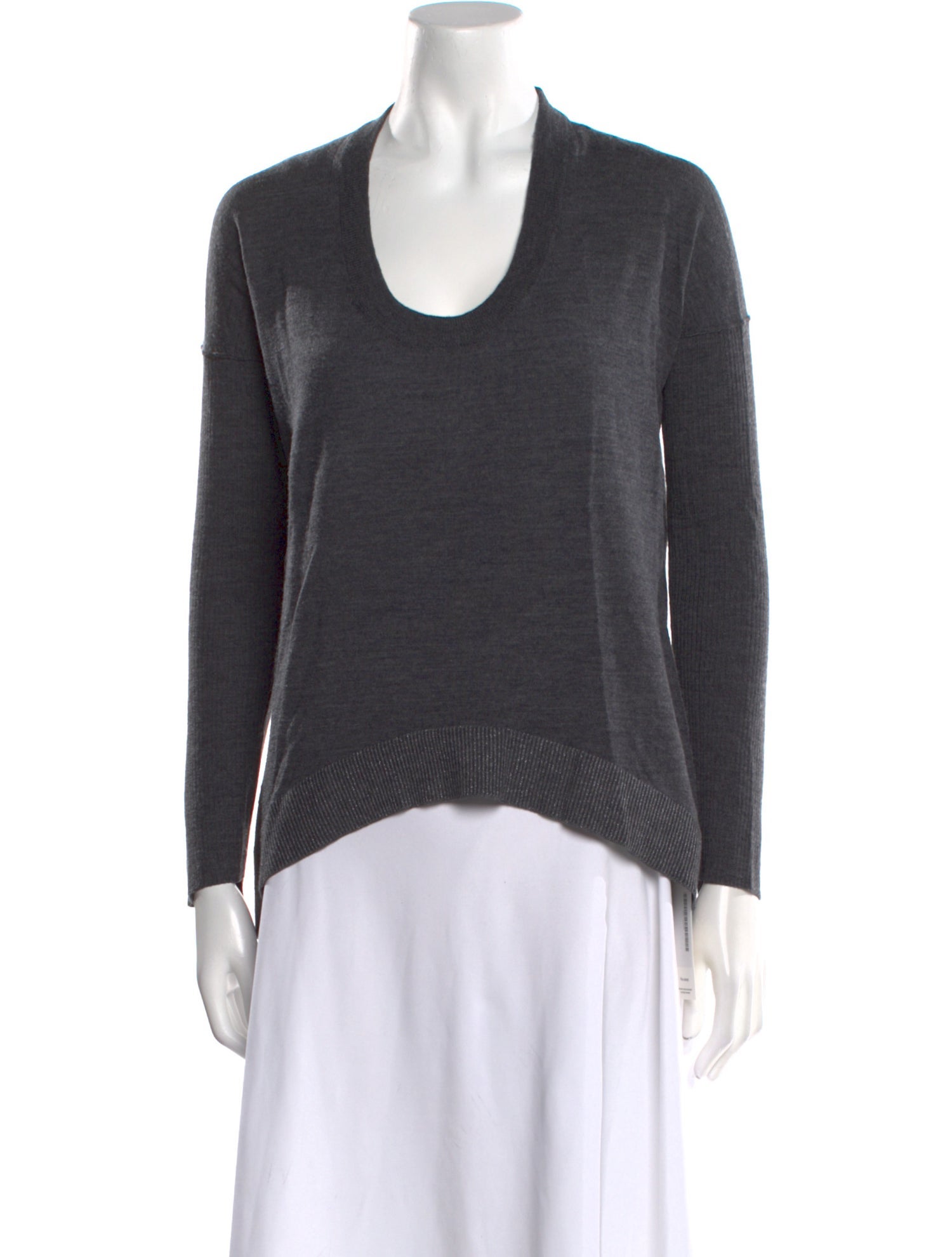 Zadig & Voltaire Merino Wool Scoop Neck Sweater