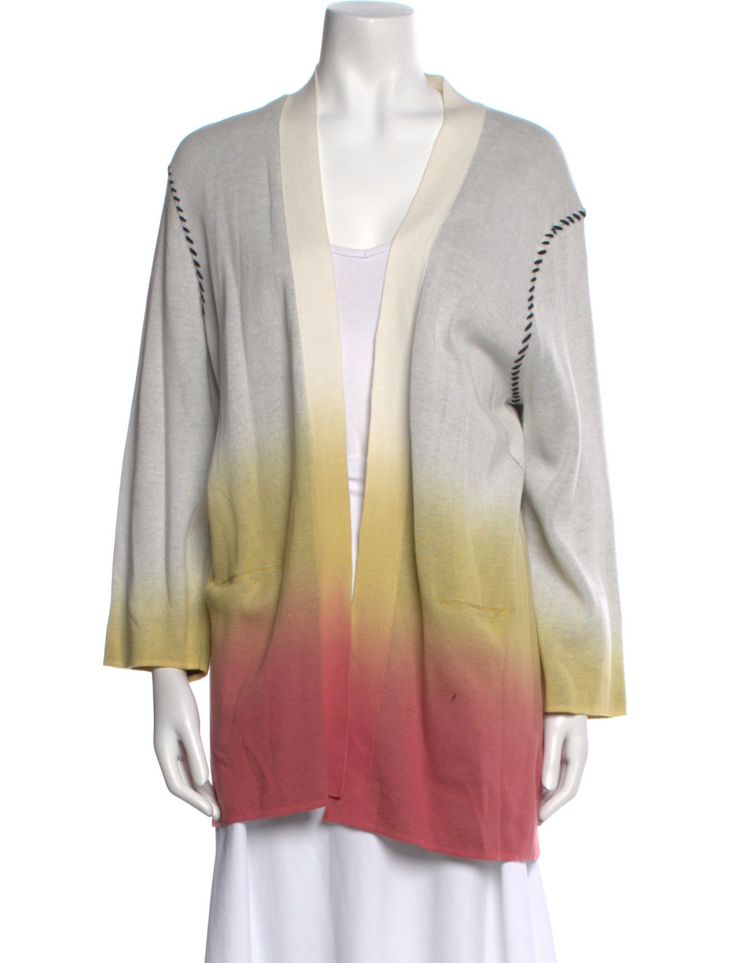 Zadig & Voltaire Tie-Dye Print V-Neck Sweater
